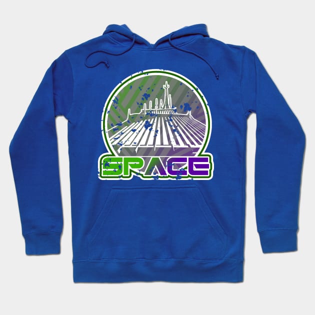 Space Mountain Two-Sided Hoodie by DevonDisneyland